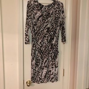 TART Zip up snake print dress